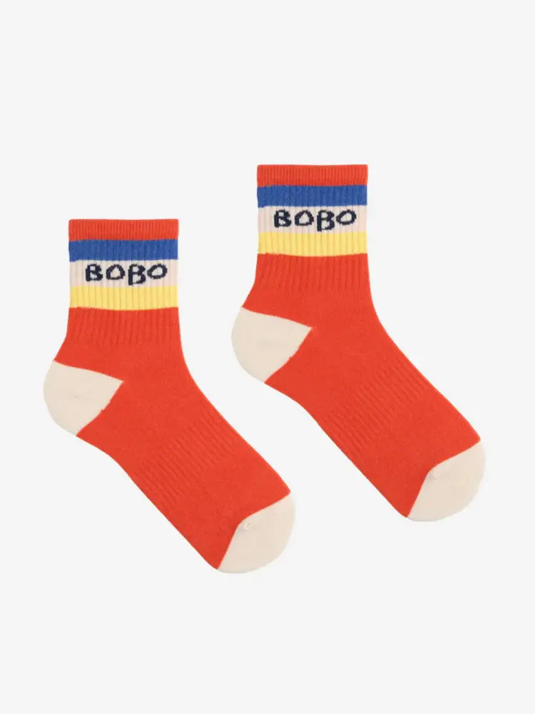 Bobo Choses Bobo Choses Color Block Short Socks
