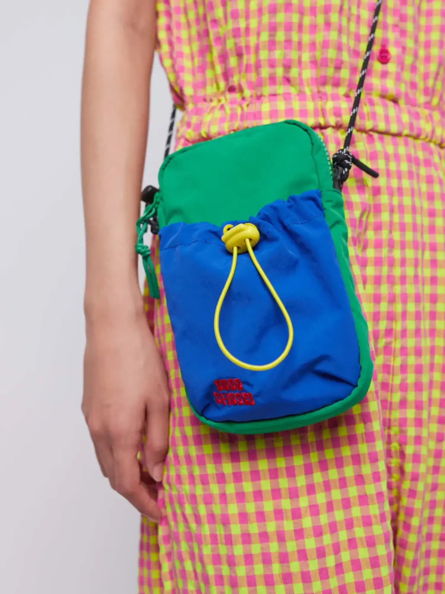 BOBO CHOSES 2wayバッグ 今期　値下げ Bobo Choses Color Block Technical Mini Bag - Yellow Turtle
