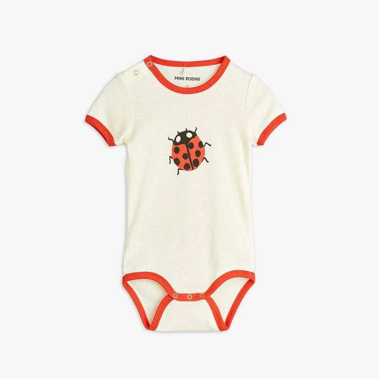 Mini Rodini Mini Rodini Baby Ladybug Bodysuit