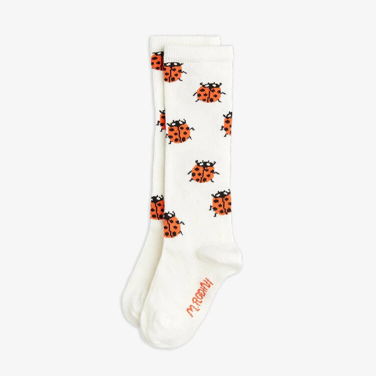 Mini Rodini Mini Rodini Ladybug Knee Socks