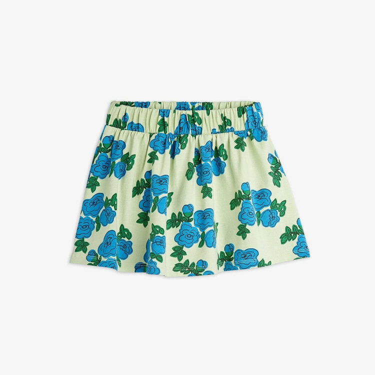 Mini Rodini Mini Rodini Blue Roses Skirt