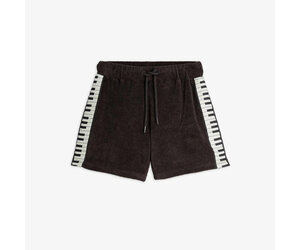 Mini Rodini Piano Terry Shorts - Yellow Turtle
