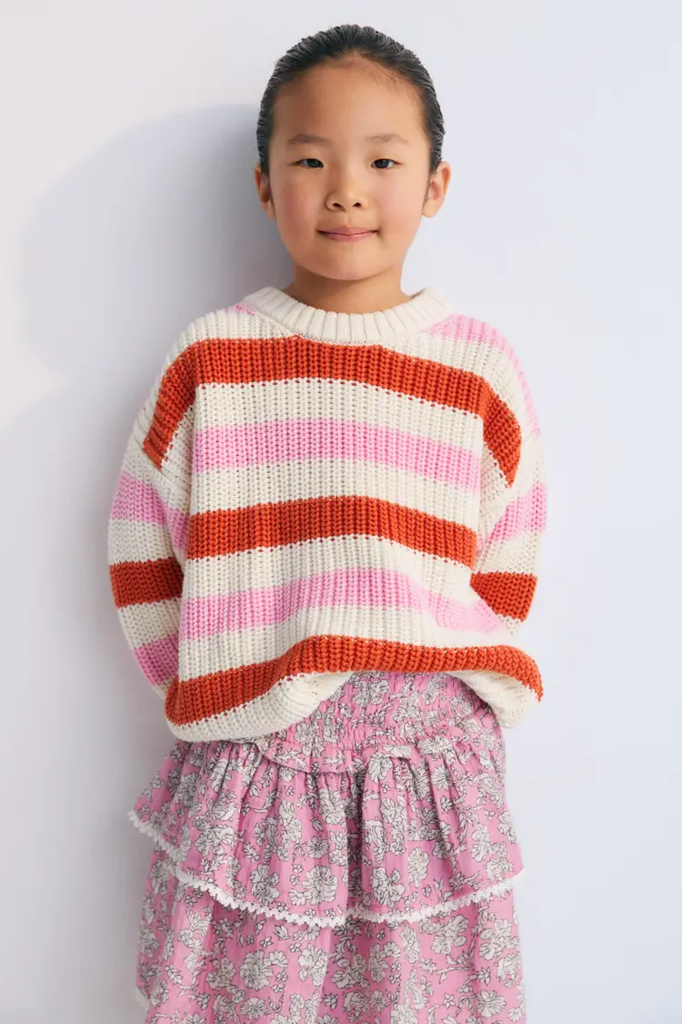 The New Society Leto Jumper Hibiscus