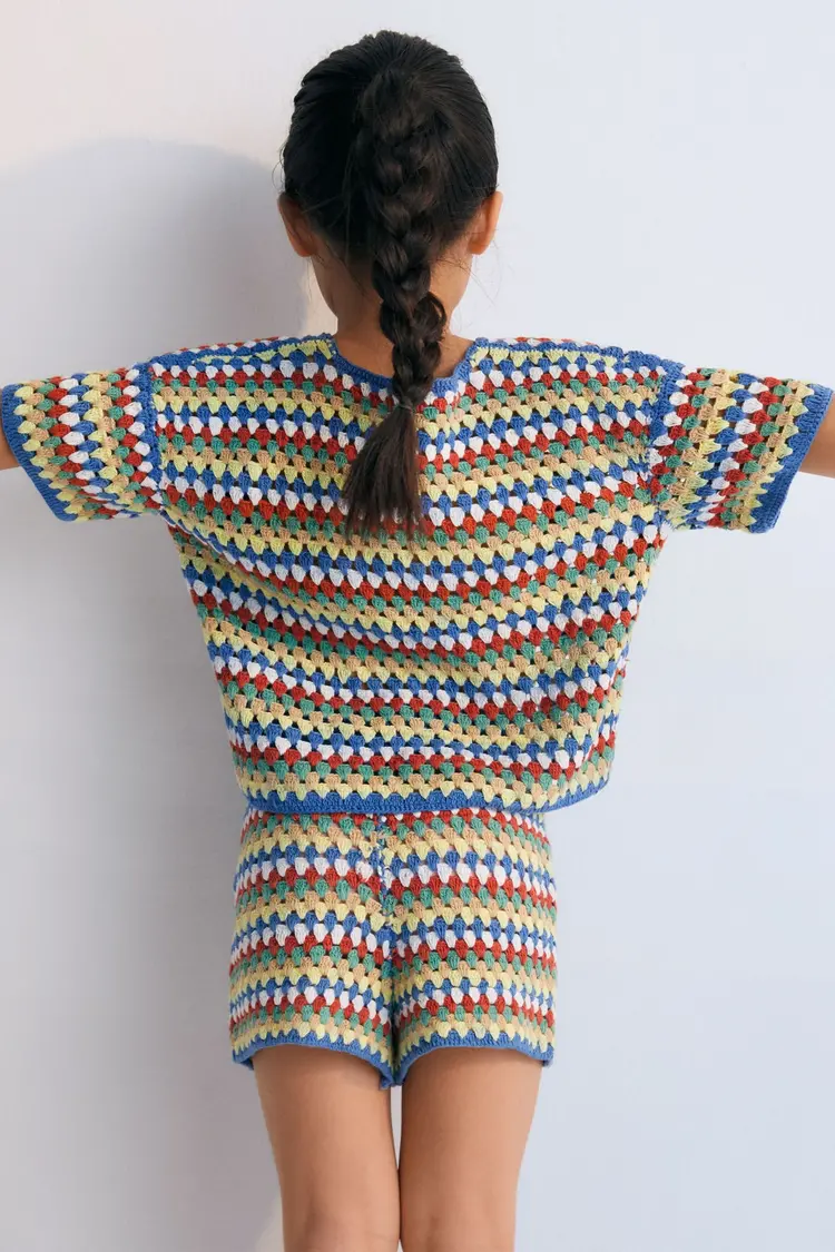 The New Society Serifos Crochet Jumper