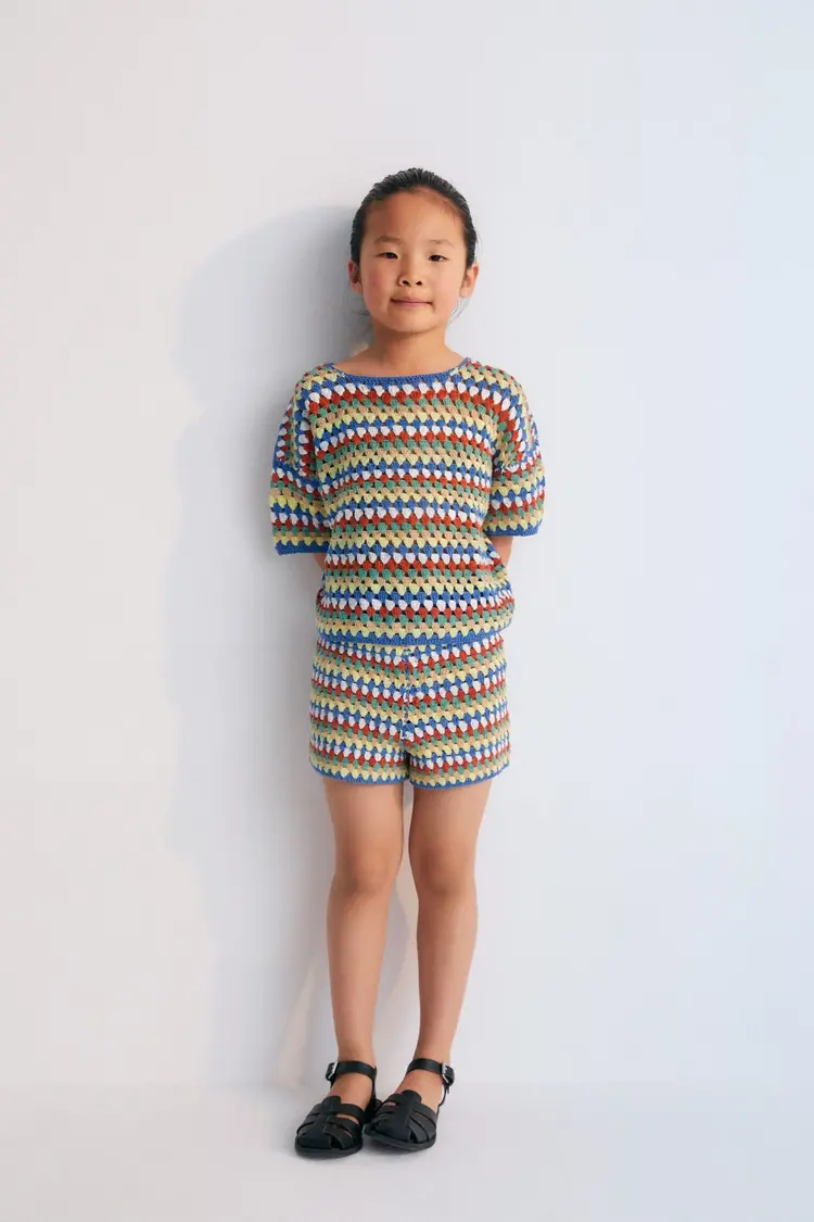 The New Society Serifos Crochet Jumper