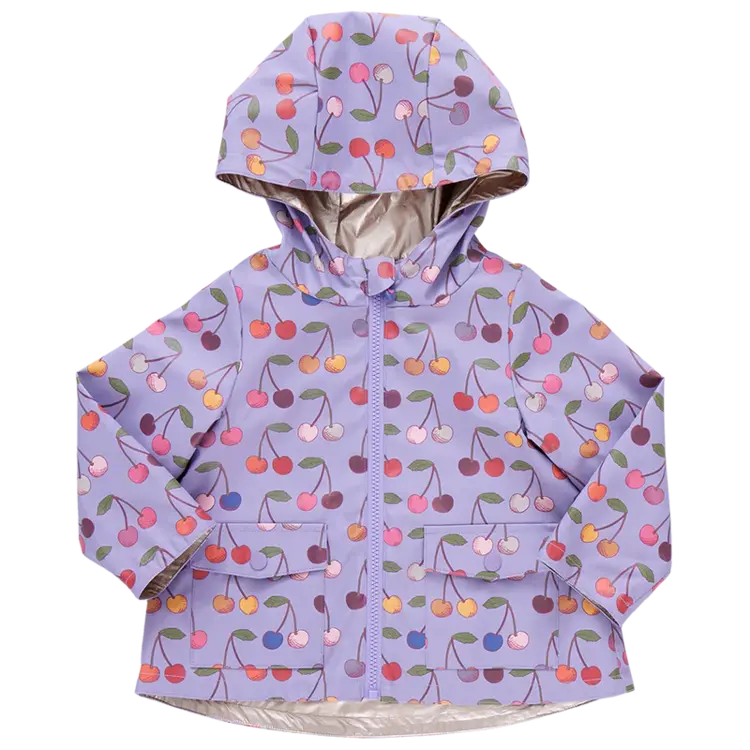 Pink Chicken Pink Chicken Rafa Rain Coat - Lavender Cherry