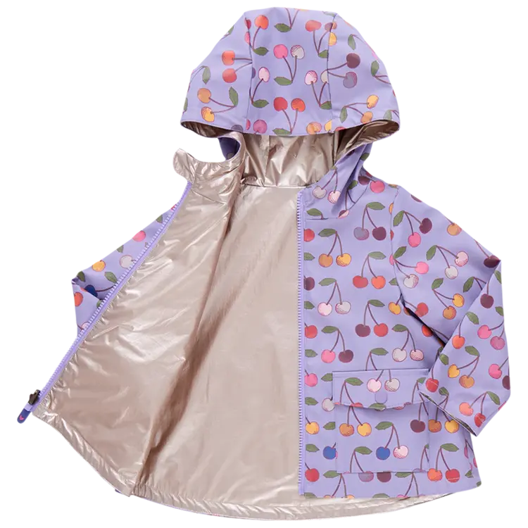 Pink Chicken Pink Chicken Rafa Rain Coat - Lavender Cherry