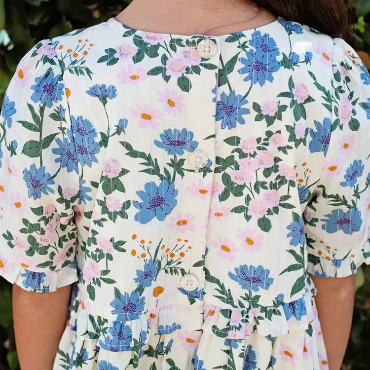 Pink Chicken Pink Chicken Raquel Dress - Melon Daisy Floral