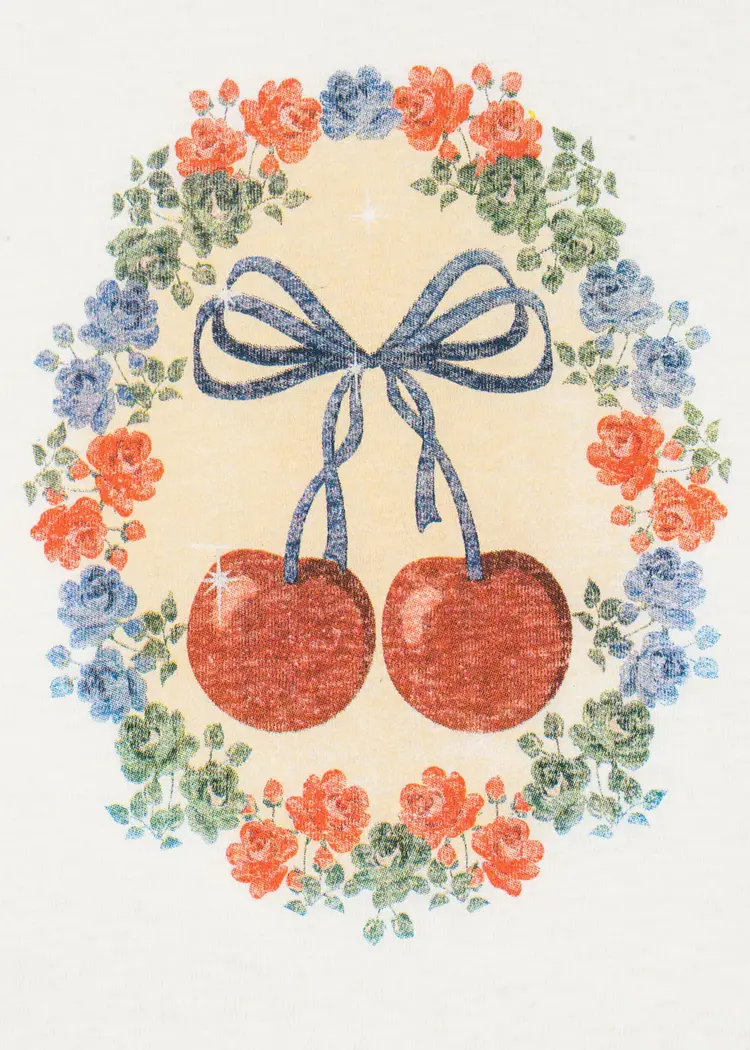 Konges Sløjd Konges Sløjd Era Tee - Cherry Bow