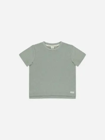 Rylee + Cru Rylee & Cru Cove Essential Tee || Heathered Eucalyptus