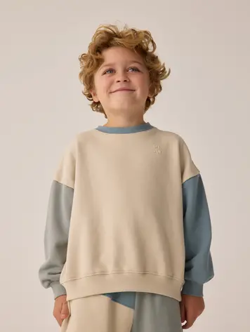 Rylee + Cru Rylee & Cru Relaxed Sweatshirt || Color Block