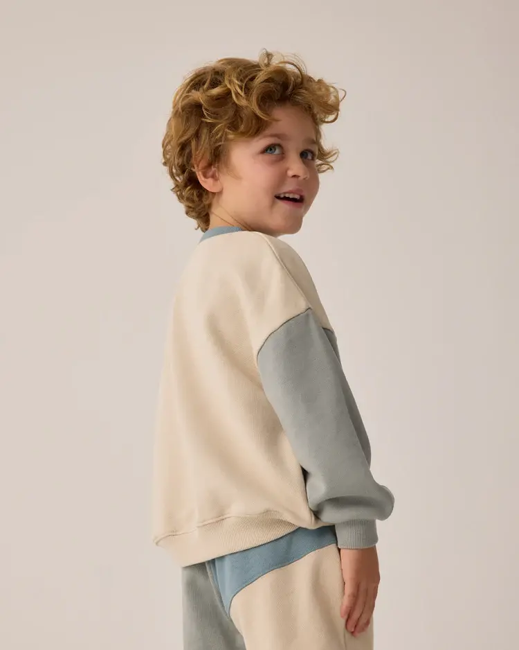 Rylee + Cru Rylee & Cru Relaxed Sweatshirt || Color Block