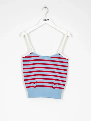 INDEE INDEE Slovenia Knit Top- Blue