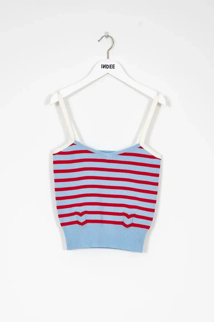 INDEE INDEE Slovenia Knit Top- Blue