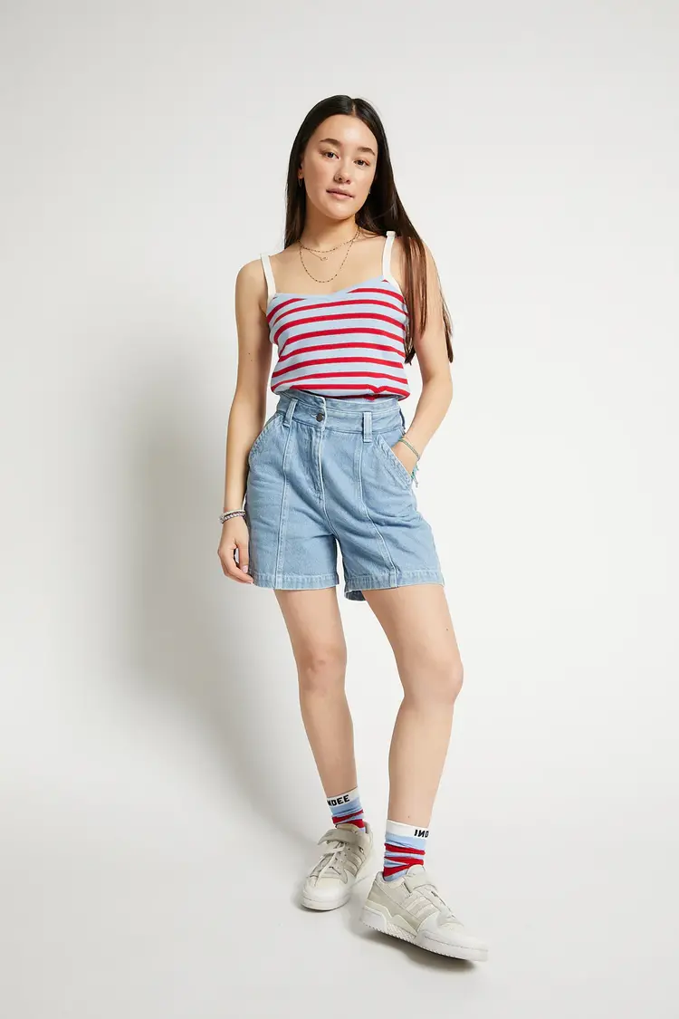 INDEE INDEE Slovenia Knit Top- Blue