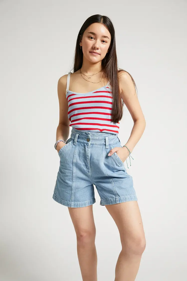 INDEE INDEE Slovenia Knit Top- Blue