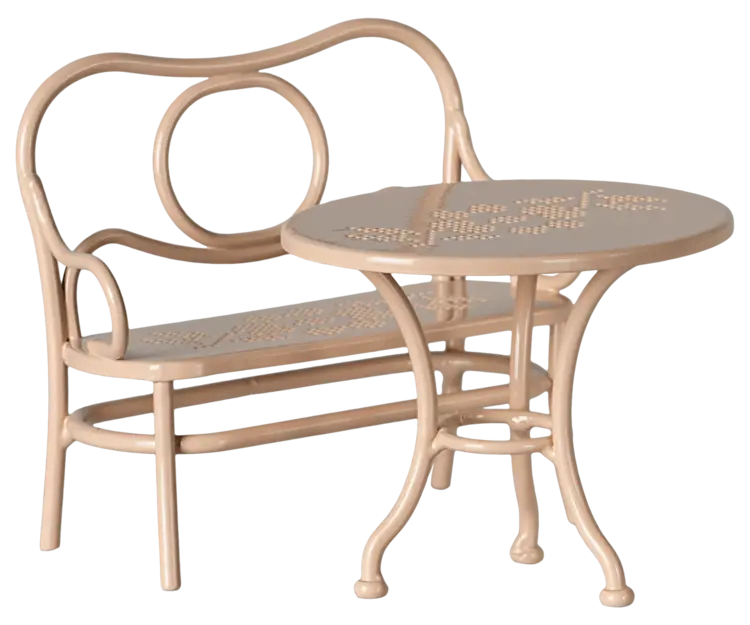 Maileg Maileg Cafe Set, Mouse, Big - PALE PINK