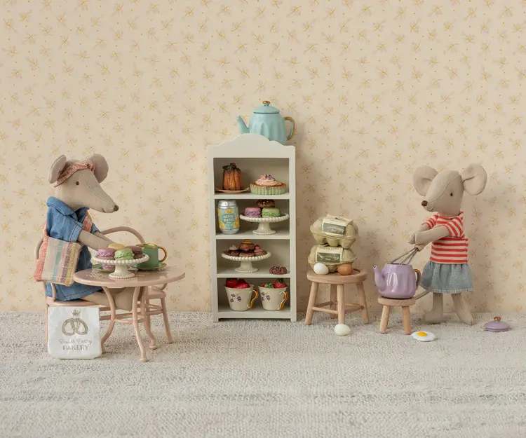 Maileg Maileg Cafe Set, Mouse, Big - PALE PINK