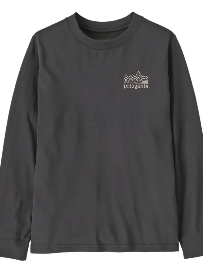 Patagonia Kids' Long-Sleeved P-6 Logo T-Shirt - Yellow Turtle Patagonia Kids' Long-Sleeved P-6 Logo T-Shirt - Yellow Turtle