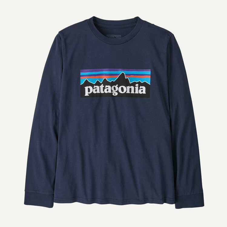 Patagonia Patagonia Kids' Long-Sleeved P-6 Logo T-Shirt