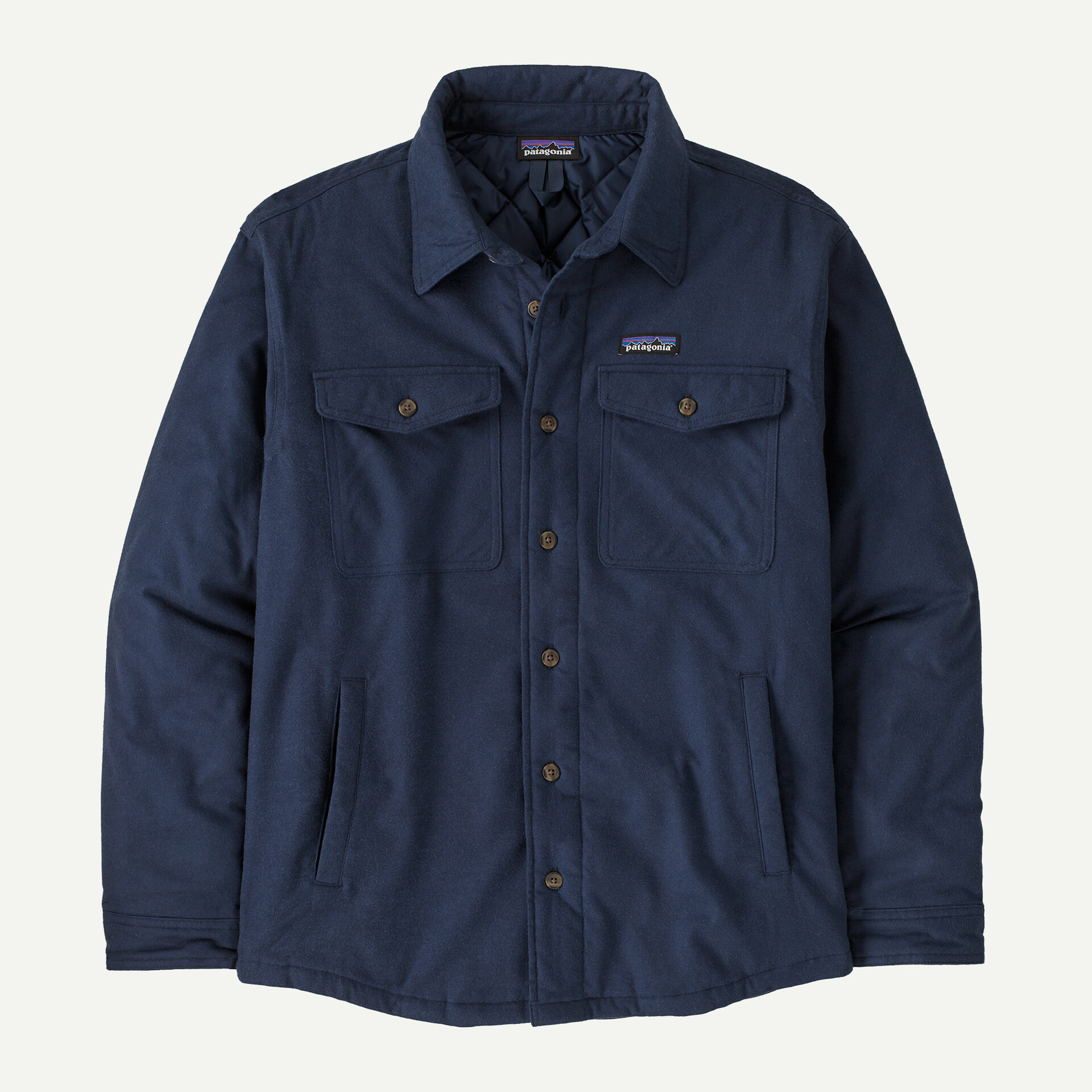 Patagonia Men's Lightweight Insulated Fjord Flannel Shirt - Yellow