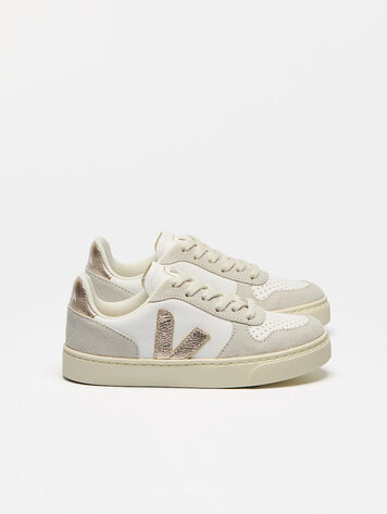 Veja Veja V-10 Leather - White Platine Natural