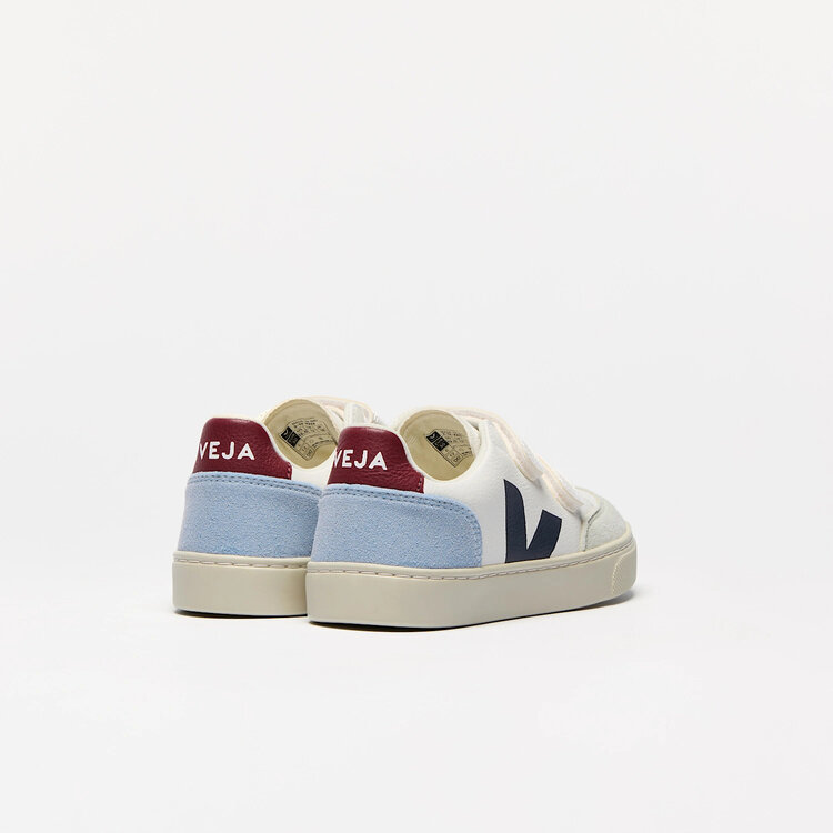 Veja Veja V-12 Leather - White Multico Steel