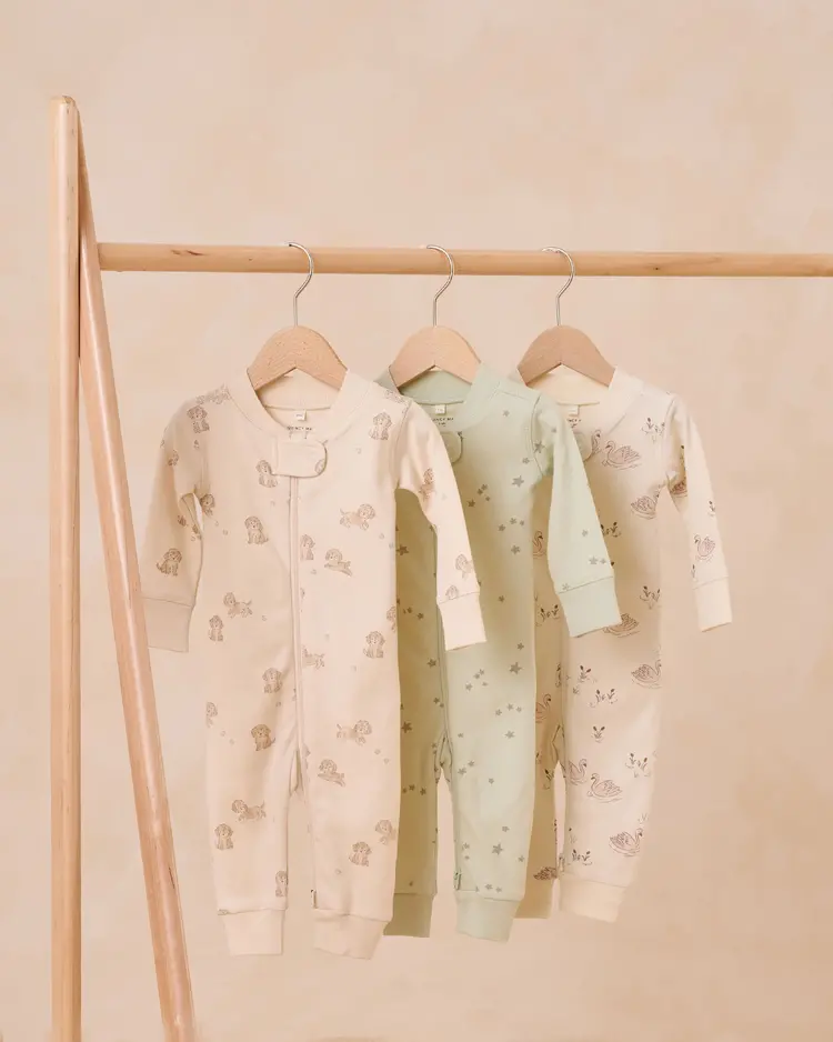 Quincy Mae Quincy Mae Baby Zip Longsleeve Sleeper