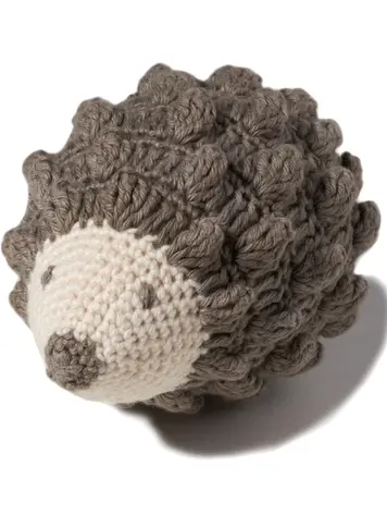 Tane Organics Inc Tane Baby Hedgehod Rattle - Slate