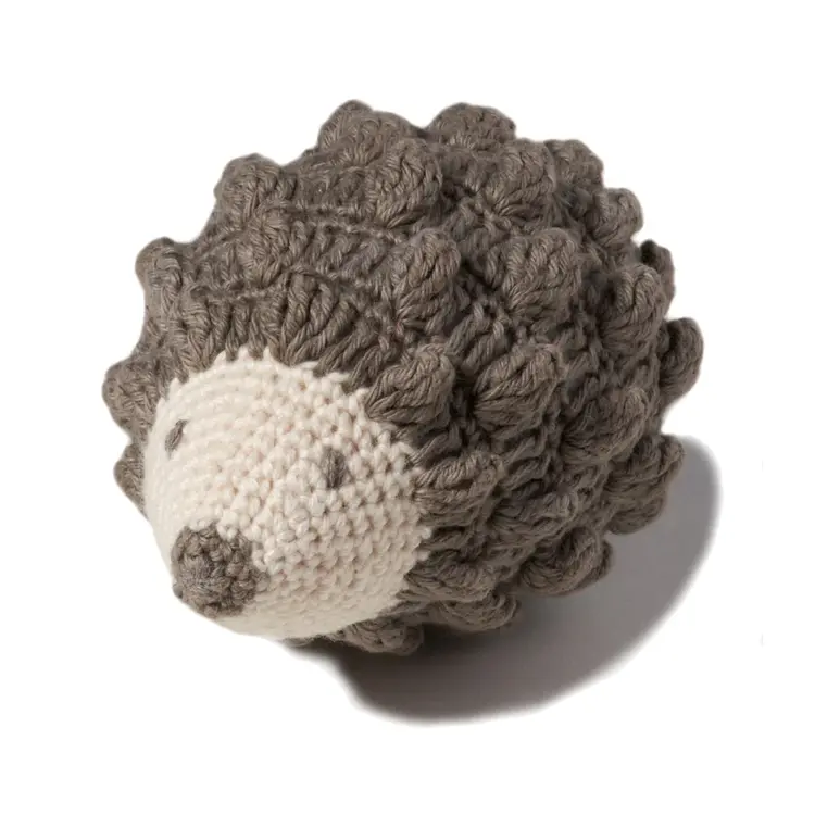 Tane Organics Inc Tane Baby Hedgehod Rattle - Slate