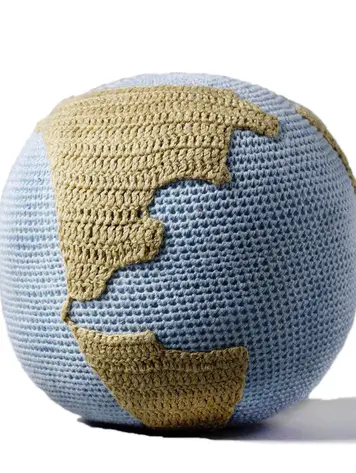 Tane Organics Inc Tane Small Crochet Globe Rattle