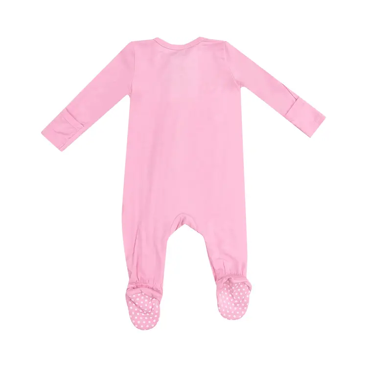 Angel Dear Angel Dear Baby Solid 2 Way Zip Footie -