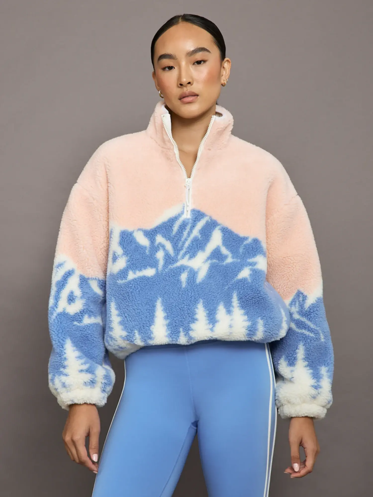 Beach Riot Leona Sherpa Pullover- Alps - Yellow Turtle