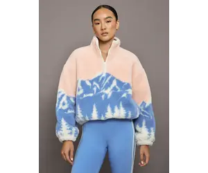 Beach Riot Leona Sherpa Pullover- Alps - Yellow Turtle