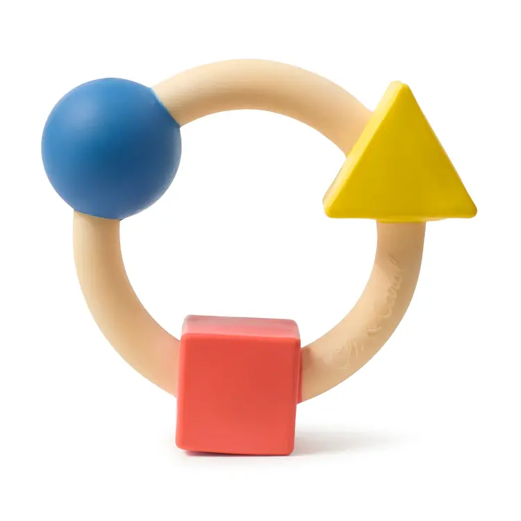 Oli & Carol Oli & Carol Bauhaus Teething Ring - PRIMARY