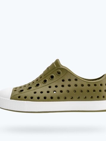 Native Shoes Native Jefferson - Rookie Green/Shell White