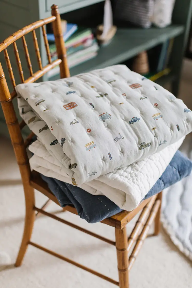 Pehr Designs Pehr Baby Quilted Chambray Blanket