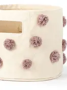 Pehr Pom Pom Basket Mini - MAUVE - Yellow Turtle