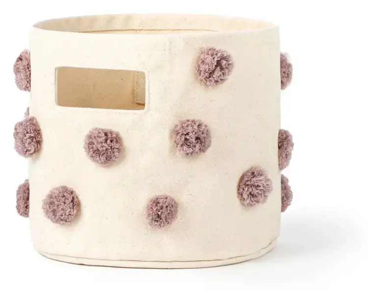 Pehr Designs Pehr Pom Pom Basket Mini - MAUVE