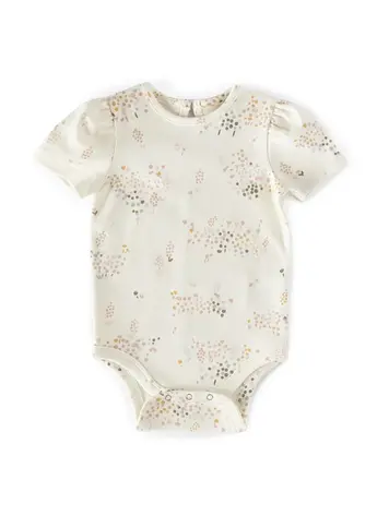 Pehr Designs Pehr Short Sleeve Puff One-Piece- Flower Patch