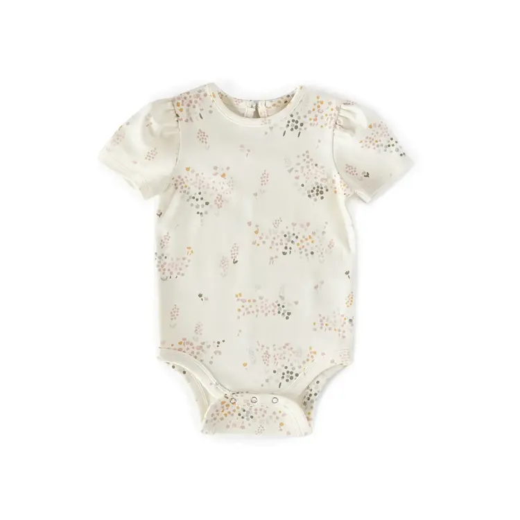 Pehr Designs Pehr Short Sleeve Puff One-Piece- Flower Patch