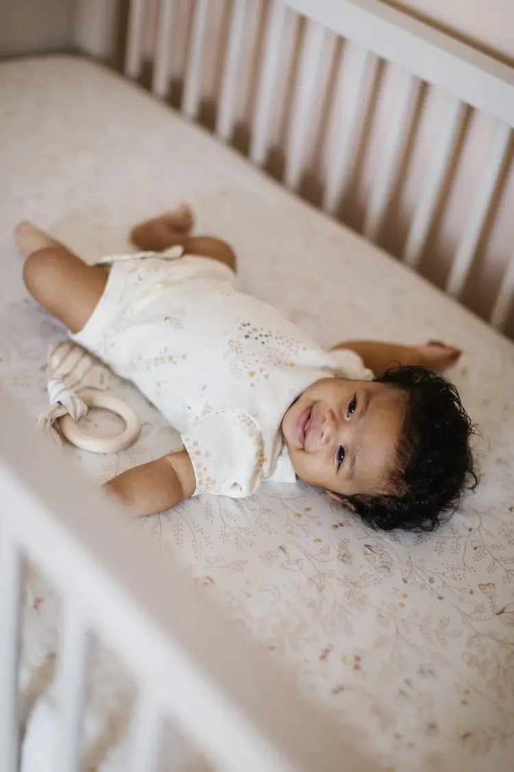 Pehr Designs Pehr Short Sleeve Puff One-Piece- Flower Patch