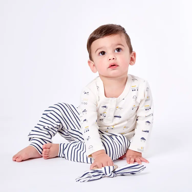 Pehr Designs Pehr Harem Pant Stripes Away Ink Blue