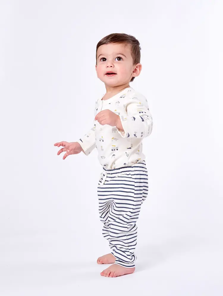 Pehr Designs Pehr Harem Pant Stripes Away Ink Blue