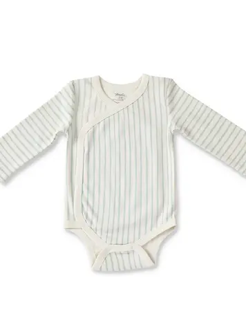 Pehr Designs Pehr Long Sleeve Kimono One-Piece- Stripes Away Sea