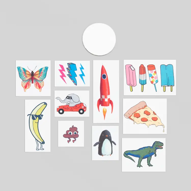 Tattly Tattly Temporary Tattoo Tin - FUNNER