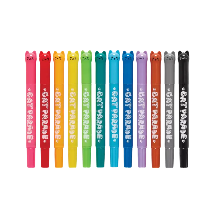 Ooly Ooly Cat Parade Gel Crayons (Set of 12)