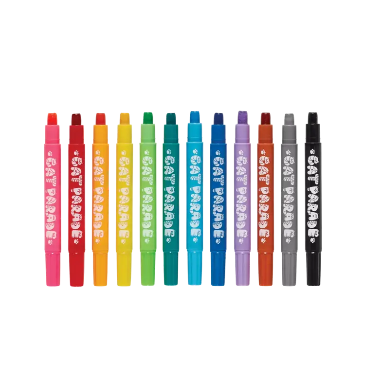 Ooly Ooly Cat Parade Gel Crayons (Set of 12)