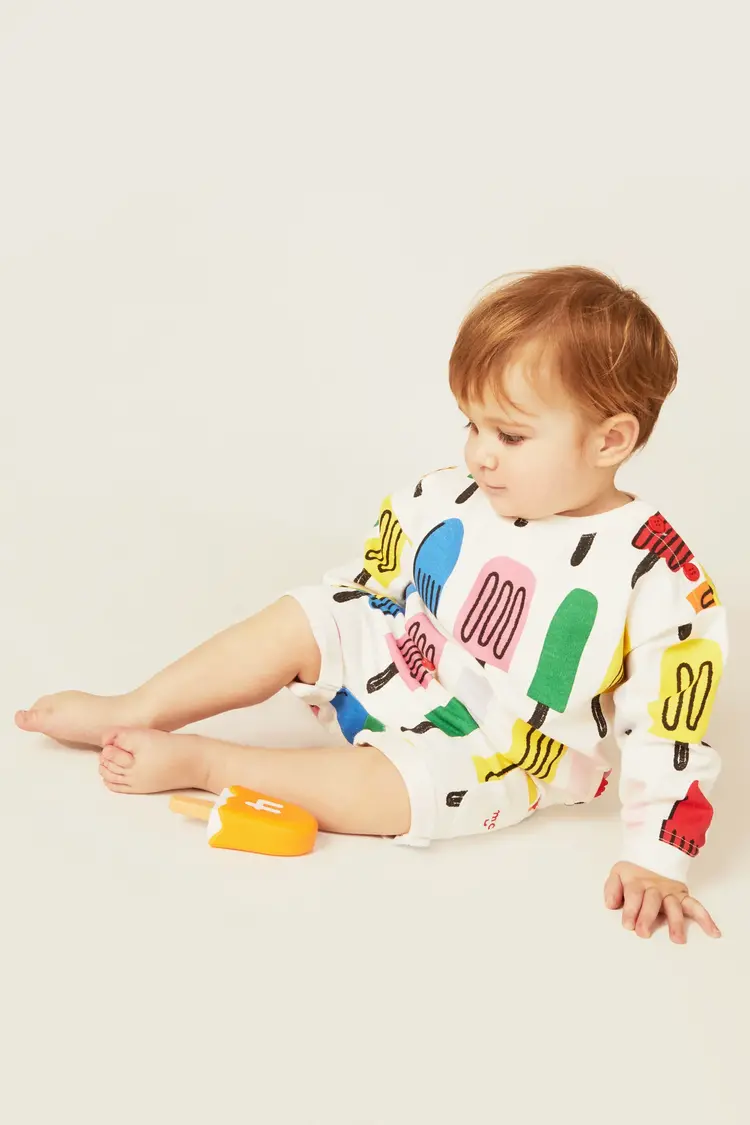 Mon Coeur Mon Coeur Recycled Cotton Ice Pop Baby Short