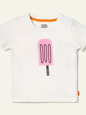 Mon Coeur Mon Coeur Recycled Cotton Pink Ice Pop Kid T-Shirt